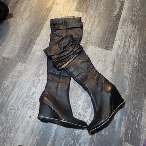 Real never worn leather boots
